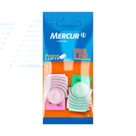 Borracha Pouco Farelo Mercur Colorida Ref. Tr18 2 Und