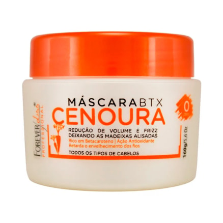 Botox Forever Liss Cenoura Redução Volume Cabelos 160g