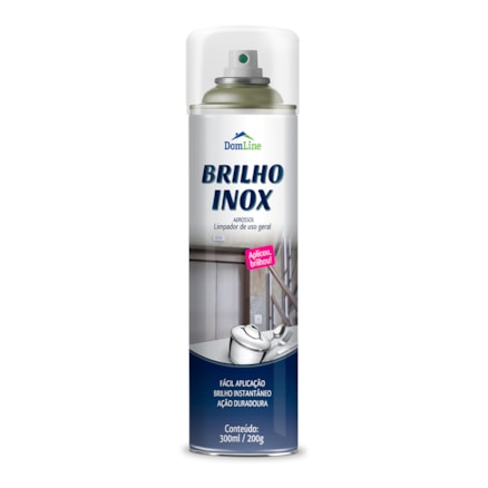 Brilho Inox Domline Aerosol Fácil Aplicação Brilho 300ml