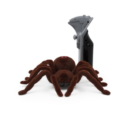 Brinquedo de Aranha com Controle Remoto Spider Realista Rastejador Infravermelho Halloween +8 Anos Pilha