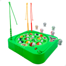 Brinquedo Jogo Infantil Pescaria Pega Peixe Pesca Maluca Com Pilha inclusa