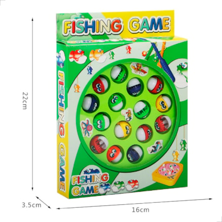 Brinquedo Jogo Infantil Pescaria Pega Peixe Pesca Maluca Com Pilha inclusa