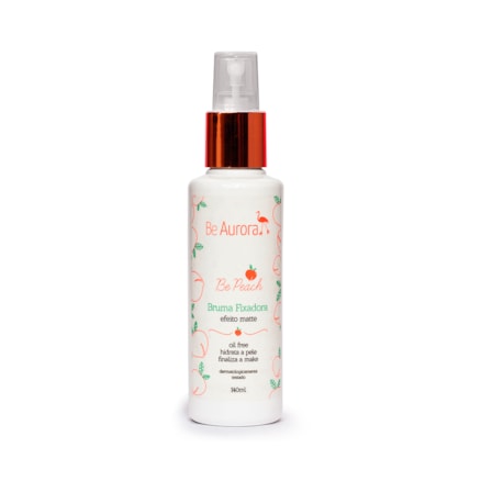 Bruma Fixador Be Aurora Be Peach Pele de Pêssego Finalizador Maquiagem Efeito Matte 140ml