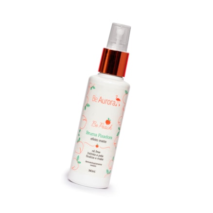 Bruma Fixador Be Aurora Be Peach Pele de Pêssego Finalizador Maquiagem Efeito Matte 140ml