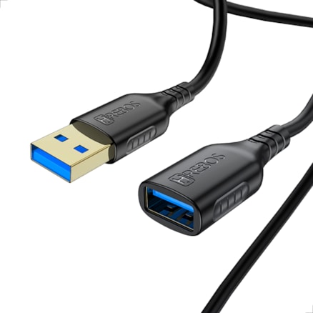 Cabo Extensor Adaptador Usb 3 metros Reforçado Macho Fêmea 3.0 Extensão Turbo