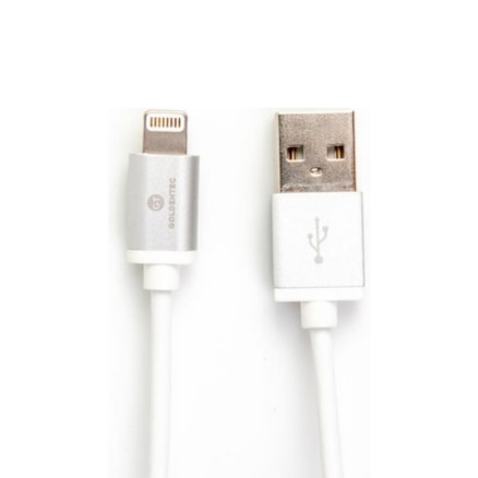 Cabo Lightning Usb Goldentec Mfi White - 1.2 M