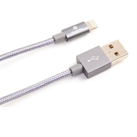 Cabo Lightning Usb Nylon Goldentec Mfi Space Gray - 1.2 Metr