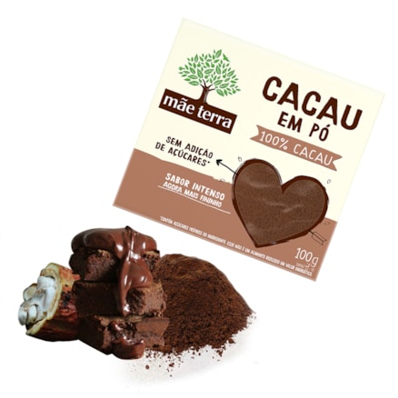 Cacau Em Pó Mãe Terra 100g