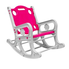 Cadeira de Balanço Infantil Rosa