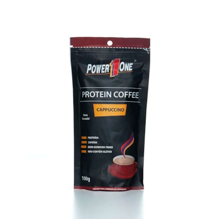 Café Proteico Power 1 One Cappuccino Sem Glúten 100g