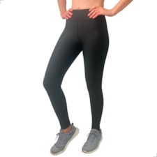 Calça Legging Modeladora Suplex Confortável Cintura Alta Grossa Lisa Reforçada