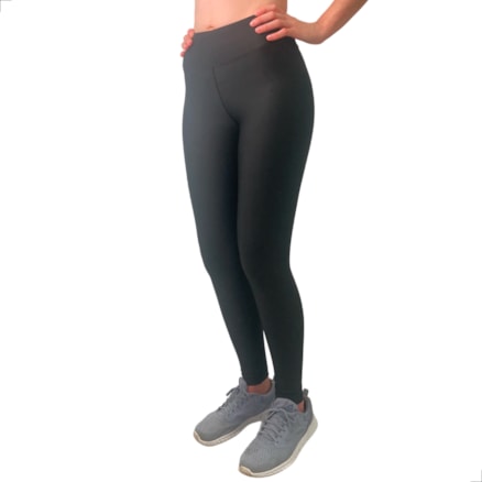 Calça Legging Modeladora Suplex Confortável Cintura Alta Grossa Lisa Reforçada