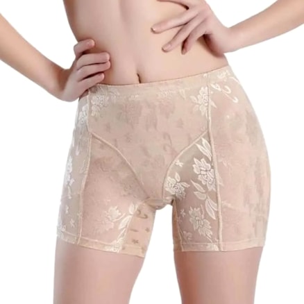 Calcinha Short Aumenta Quadril Nude Bm007n Bm