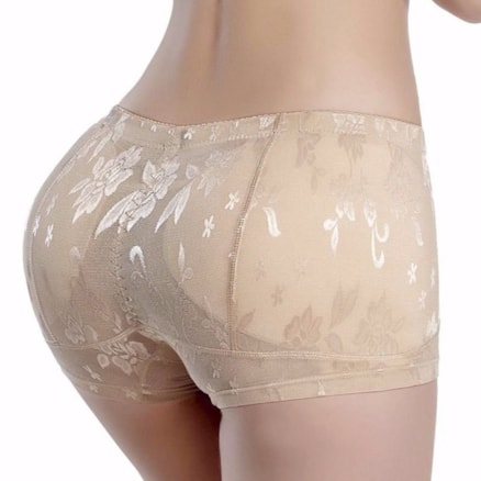 Calcinha Short Aumenta Quadril Nude Bm007n Bm