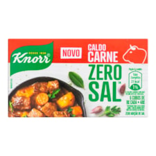 Caldo Knorr 10 Caixas Com 6 Cubos Carne Zero Sal 48g