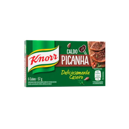 Caldo Knorr 10 Caixas Com 6 Cubos Picanha 16 Caixetas 57g