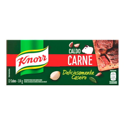 Caldo Knorr Com 12 Cubos Carne 114g