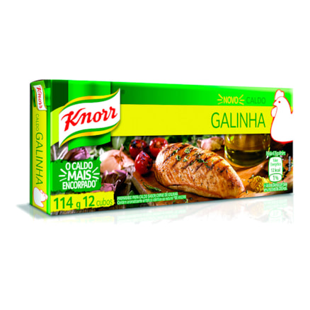 Caldo Knorr Com 12 Cubos Galinha 114g