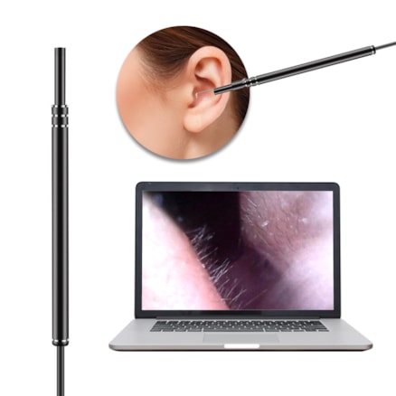 Câmera Endoscopia Limpeza Ouvido Usb 5.5mm 0.3mp Wcs