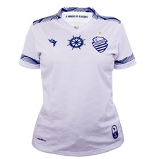 Camisa Centro Sportivo Alagoano Feminina Branca 