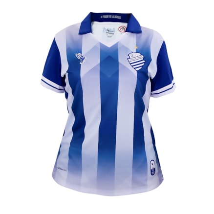 Camisa Centro Sportivo Alagoano Feminina Listras