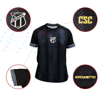 Camisa do Ceará Masculina Preta 2021.14-13