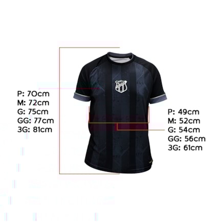 Camisa do Ceará Masculina Preta 2021.14-13