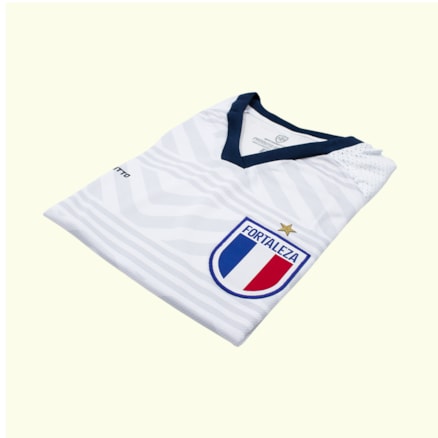 Camisa do Fortaleza Masculina Branca com Cinza 2022.10-14