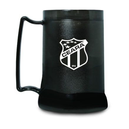 Caneca Ceará Gel Preta 500ml Escudetto