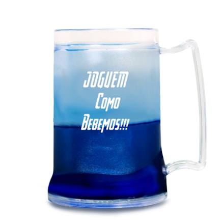 Caneca Fortaleza Gel Azul 400ml