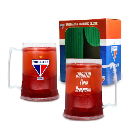 Caneca Fortaleza Gel Vermelha 400ml Escudetto