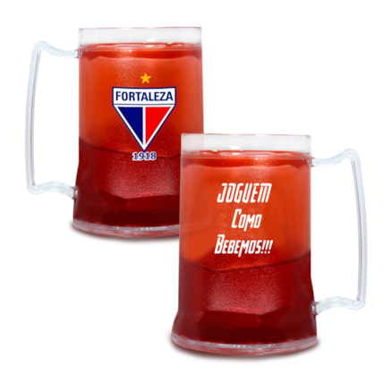 Caneca Fortaleza Gel Vermelha 400ml Escudetto