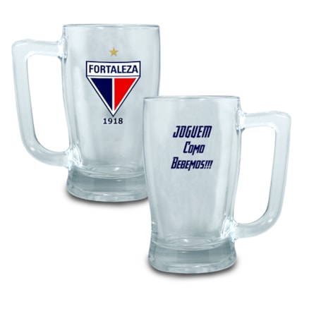 Caneca Vidro 03 Fortaleza 340ml