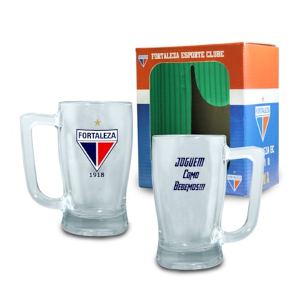 Caneca Vidro 03 Fortaleza 340ml