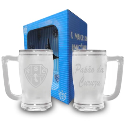 Caneca Vidro Paysandu 01 340 Ml Tam. Un.