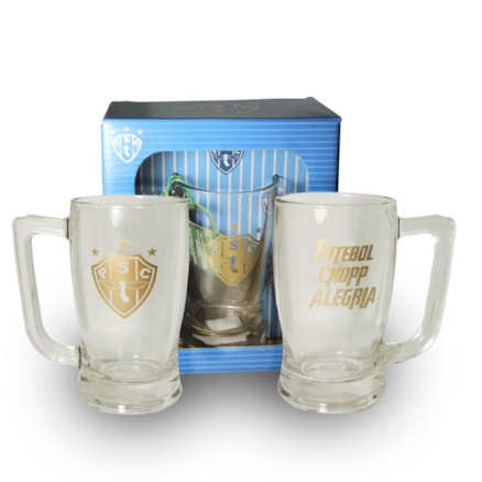 Caneca Vidro Paysandu 02 340 Ml Tam. Un.