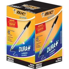 Caneta Bic Cristal Preta 50 Und