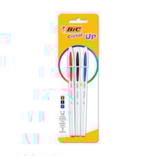 Caneta Bic Up Esferográfica Cores Intensas Com 3 Und