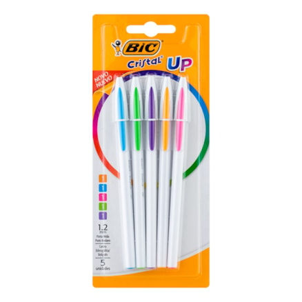 Caneta Bic Up Fashion 5 Cores