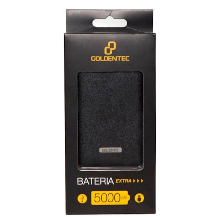 Carregador Portátil 5000mah Para Celular Goldentec Gt5000