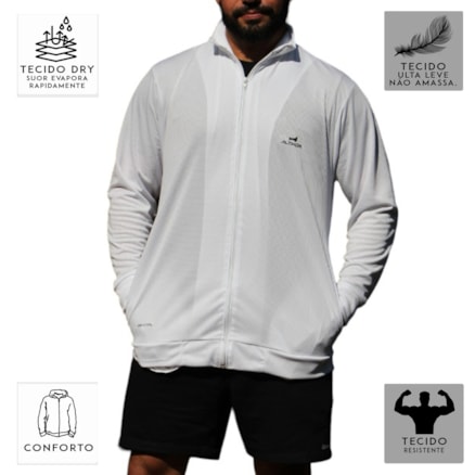 Casaco Esportivo Agasalho com Capuz Blusa Althor Masculino Feminino Exercícios