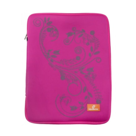 Case Em Neoprene Goldentec Graphic Rosa Para Notebook De 15"