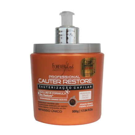 Cauterização Capilar Forever Liss Hidratação Brilho 500g