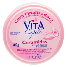 Cera Cabelo Vita Capili Ceramidas Alto Brilho Maciez 40g