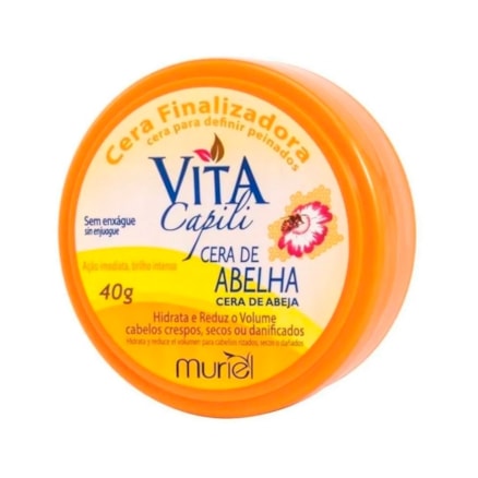 Cera De Cabelo Vita Capili Cera De Abelha 40g