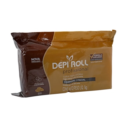 Cera Depi-roll Em Bloco Tradicional 1kg