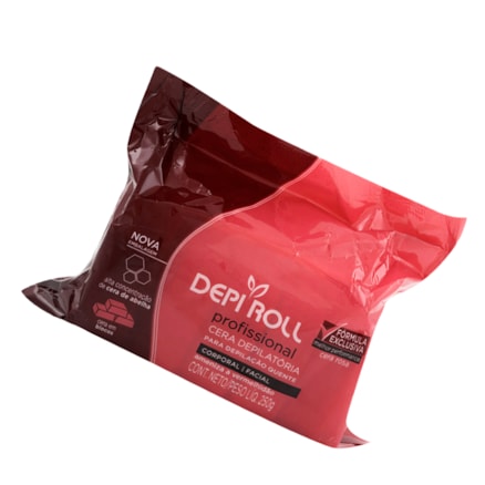 Cera Depi-roll Quente Rosa 250g