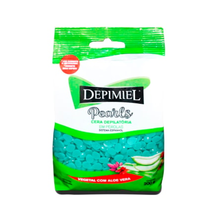 Cera Depilatória Depimiel Vegetal Com Aloe Vera 200g