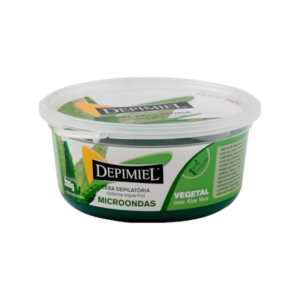 Cera Microondas Depimiel Vegetal Aloe Vera Depilação 200g