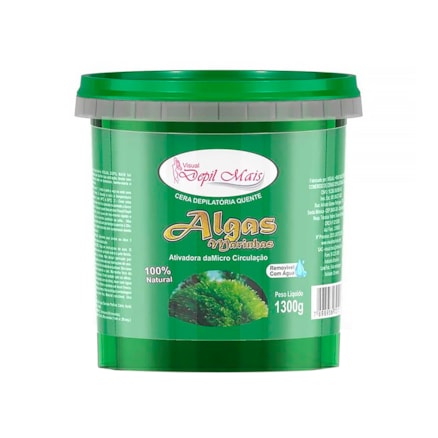 Cera Quente Visual Algas Marinhas 600g